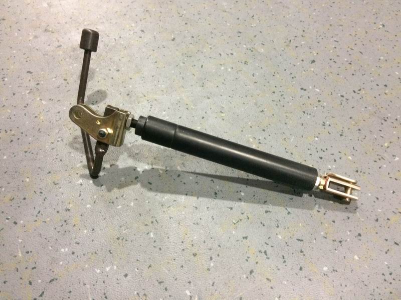 YT12A aisle side rod angle adjuster assembly-the right side for left seat