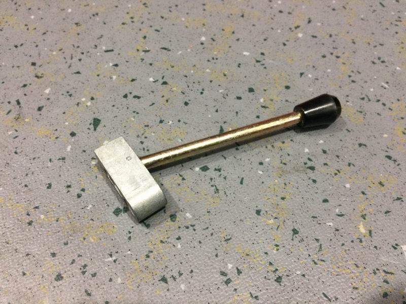 YT03A front leg support adjustment handle (with joint)-after-sales use-2