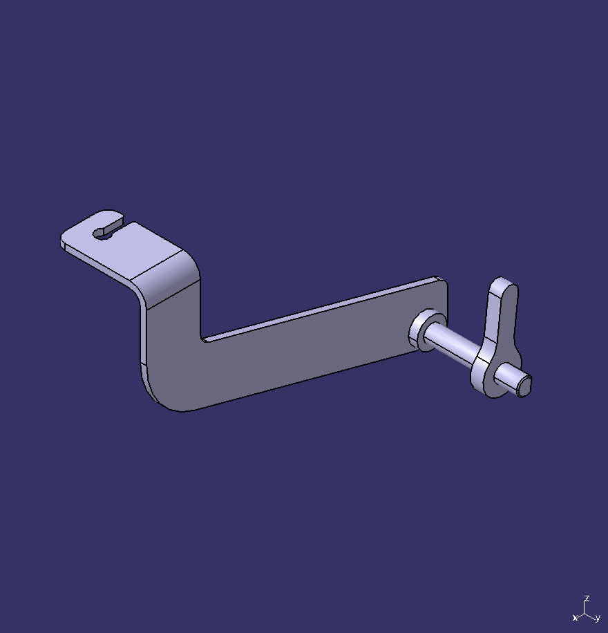 YT207 Backrest Adjustment Rod Assembly-Left