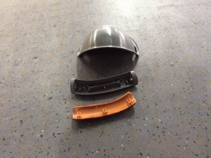 Seat handle, ECO032, left hole side handle, gray