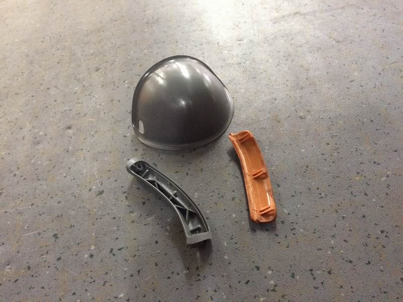 Ручка сиденья, ЭКО 032 , боковая ручка с левым отверстием, серая-2