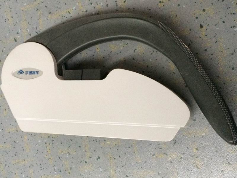 YT08 new seat armrests left dark gray pressing type-1