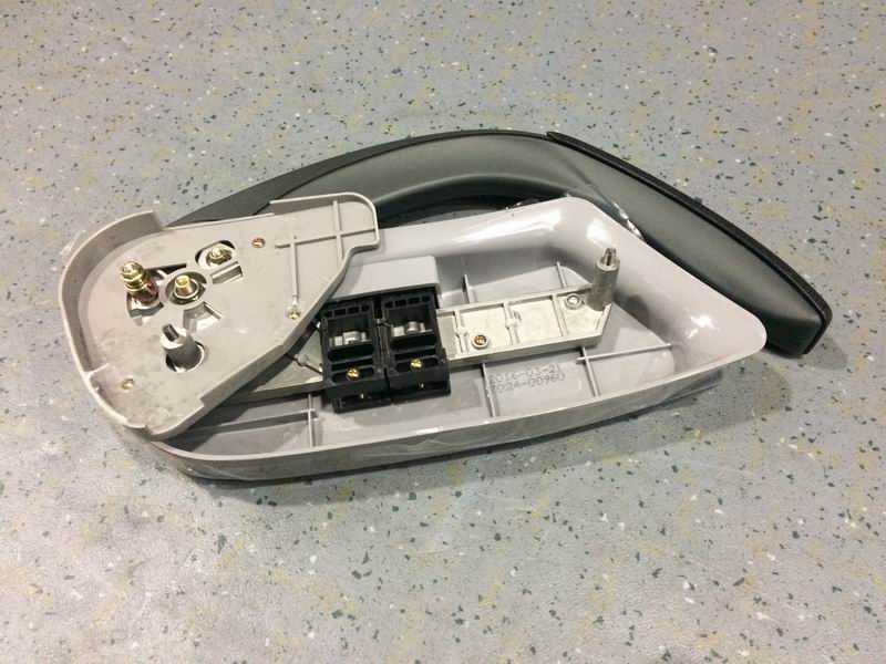 YTF032 right handrail black down-pressure type-front and rear adjustable (roll)-1