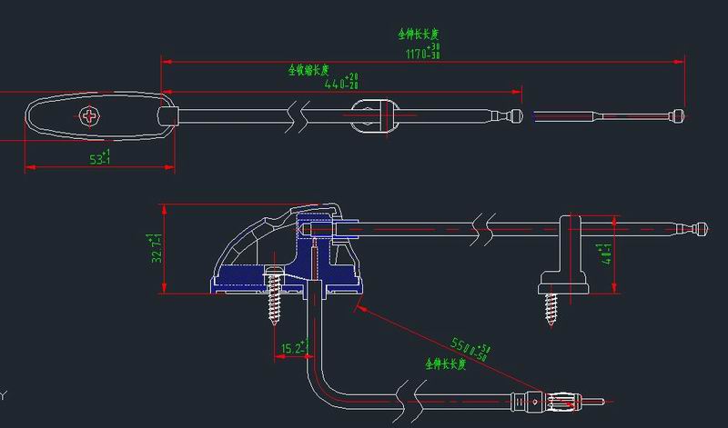 Антенна втягивающая, 5,5 метров, тягового типа