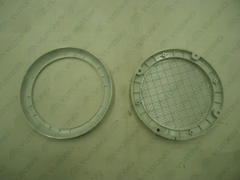 Speaker cover, 5 inch, round, Rhine white