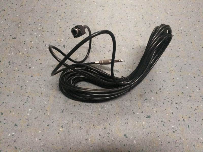 Microphone extension cord, L=11m, 6.35MIC plug-1