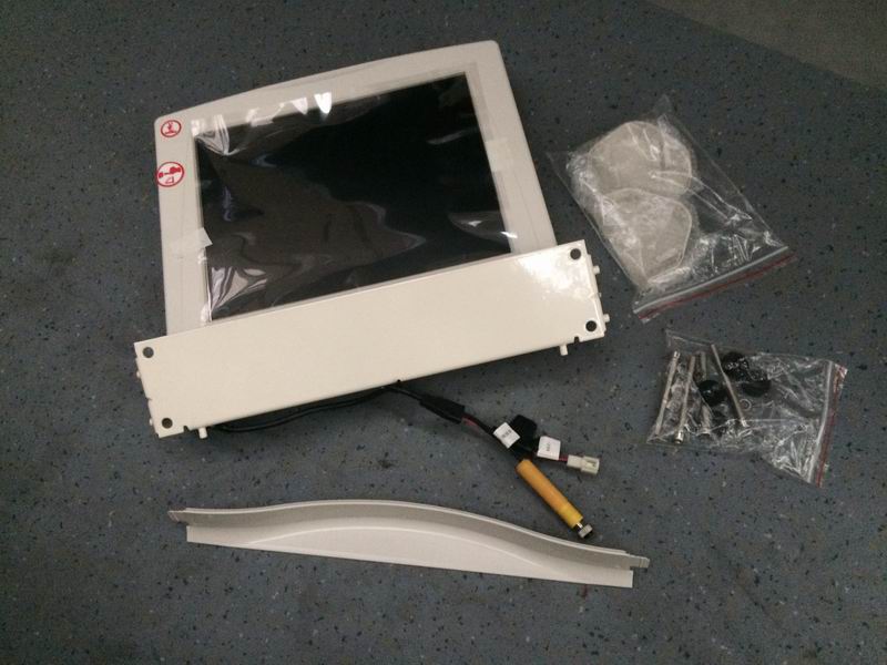 Monitor Hangsheng 15-inch LCD Ivory White Manual Flip-2