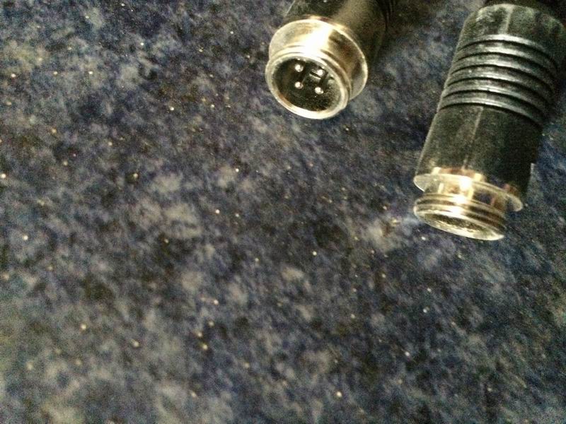 Видеокабель невысокой четкости, авиационная головка, 12m-1