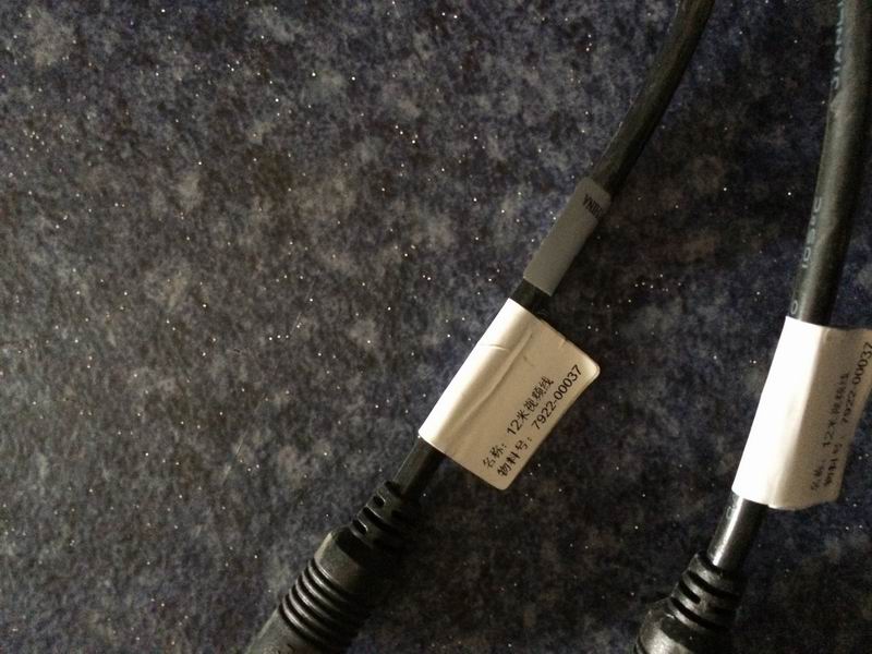 Non-high-definition video cable, airline head-air head, 12m