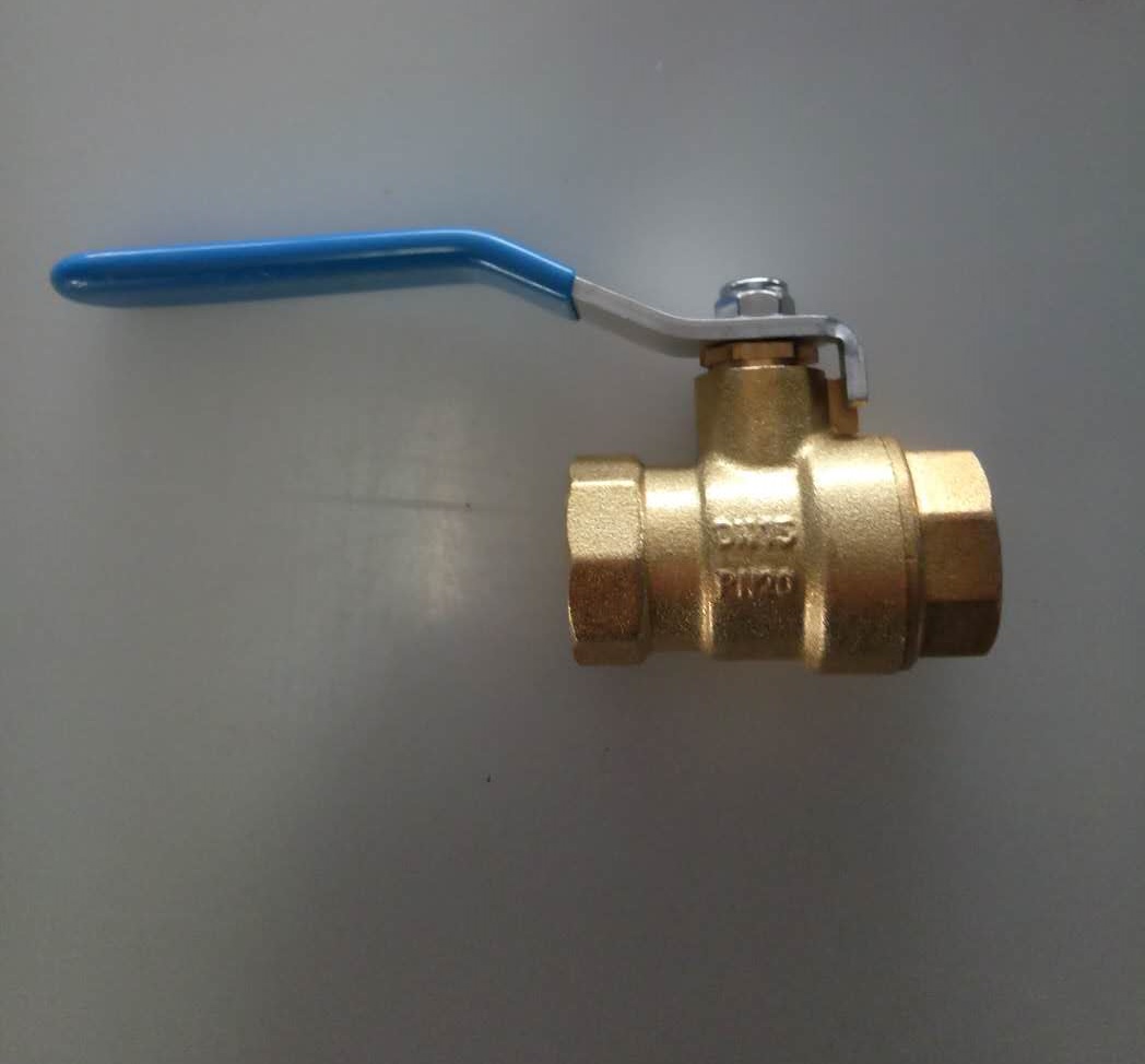 Ball valve, brass, DN15, PN20