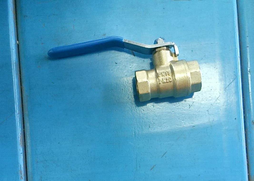 Ball valve, brass, DN15, PN20-1