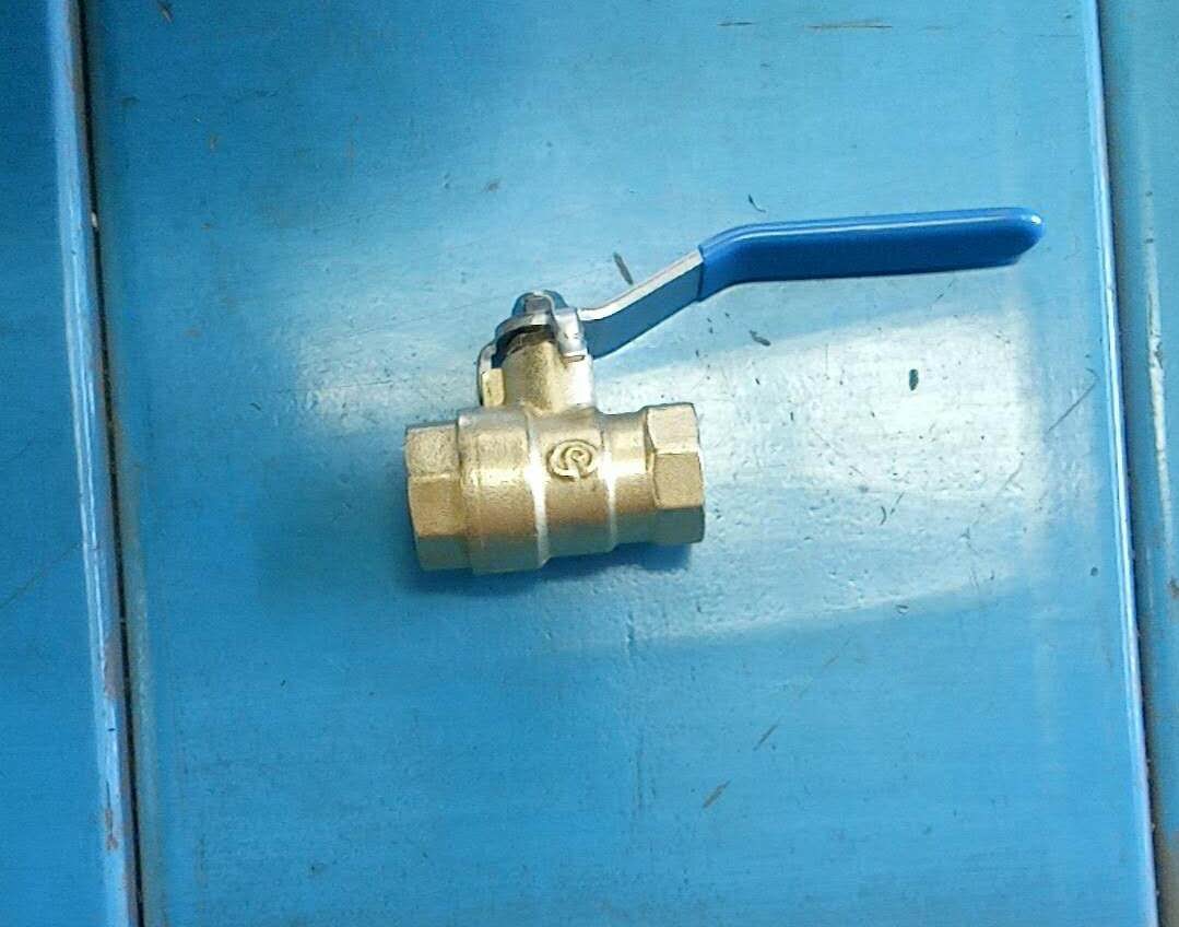 Ball valve, brass, DN15, PN20-2