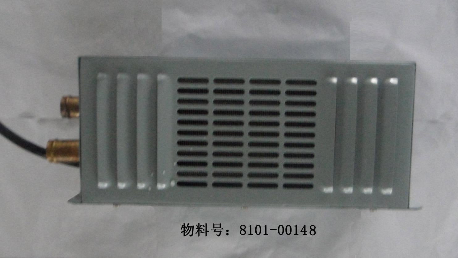 Forced radiator, one side facing left, water out