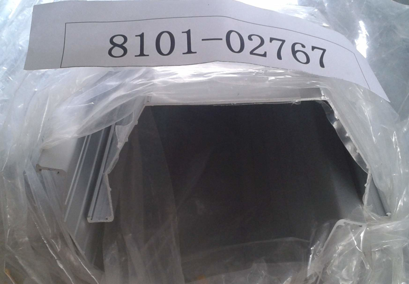 Plumbing and heating decorative cover, L=6000, wall-mounted trapezoidal groove aluminum