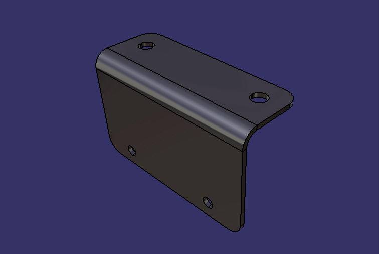 Water pump mounting bracket (white parts)