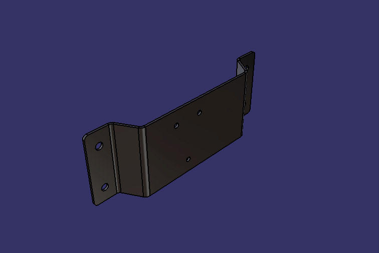 Gasoline heater bracket (white parts)