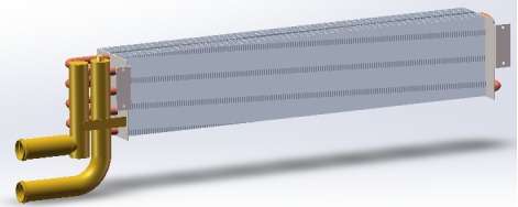 Резервуар для воды радиатора сантехники; трубчатый