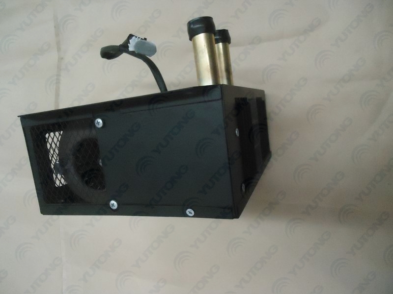 Forced radiator, downward, downward