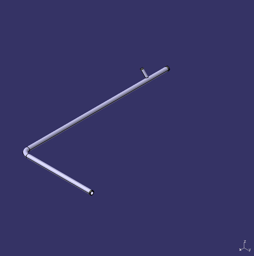 Твердая труба отопления, 25, алюминий, запасная каюта