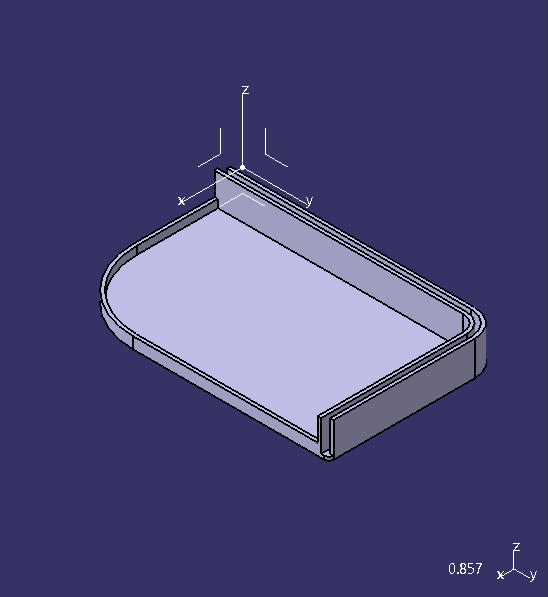 Plumbing and heating decorative cover, L=15, nylon, left plug