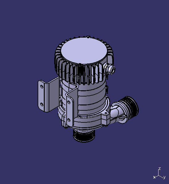 Water pump assembly, 2000L/h (2.0bar), 24V, Φ38