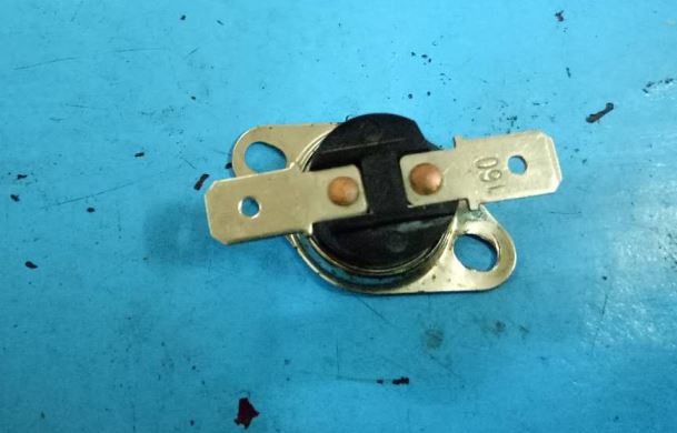 Defroster temperature control switch; 160 degrees always on