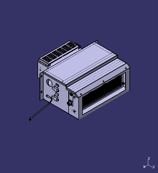 Электрическое размораживающее устройство одиночное теплое, справа, внутри, как правило, открыто и снаружи регулируемое