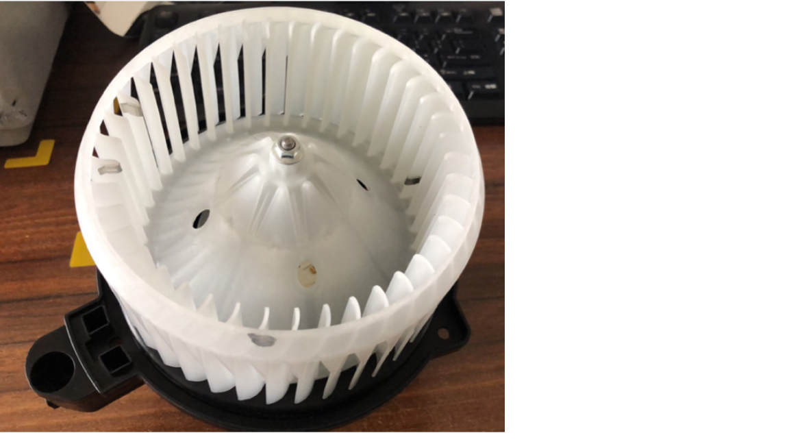 Blow motor assembly
