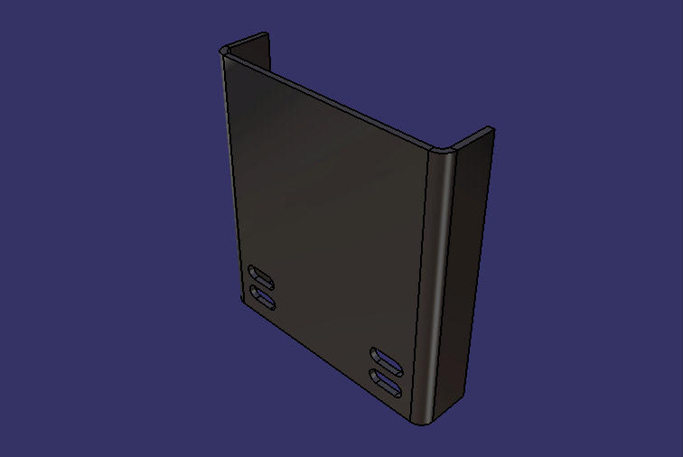Compressor bracket support longitudinal beam