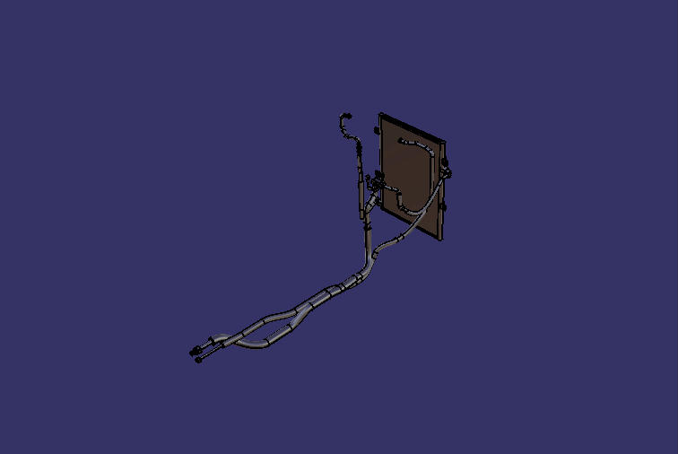 (D30) Media management assembly, driver rear pillar, ZK6535DX