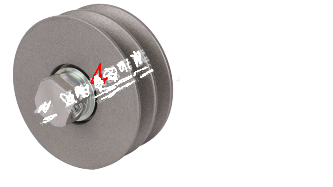 Air conditioner tensioner assembly