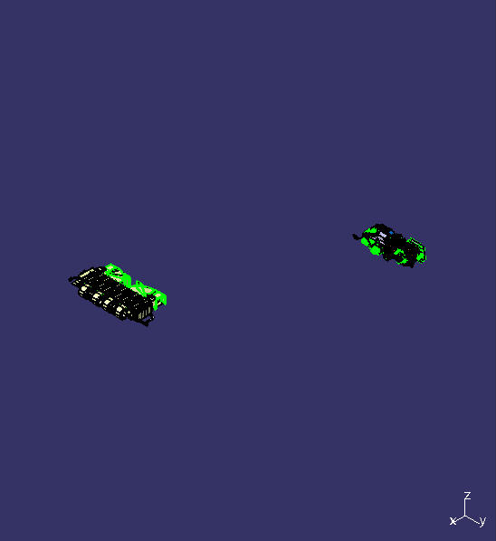 Кондиционер в сборе, М 040 , влево и вправо, маленький высокий