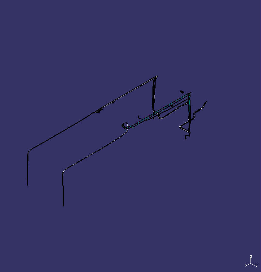 Трубопровод кондиционирования воздуха, задняя колонка водителя, переднее сиденье, ZK6115DX