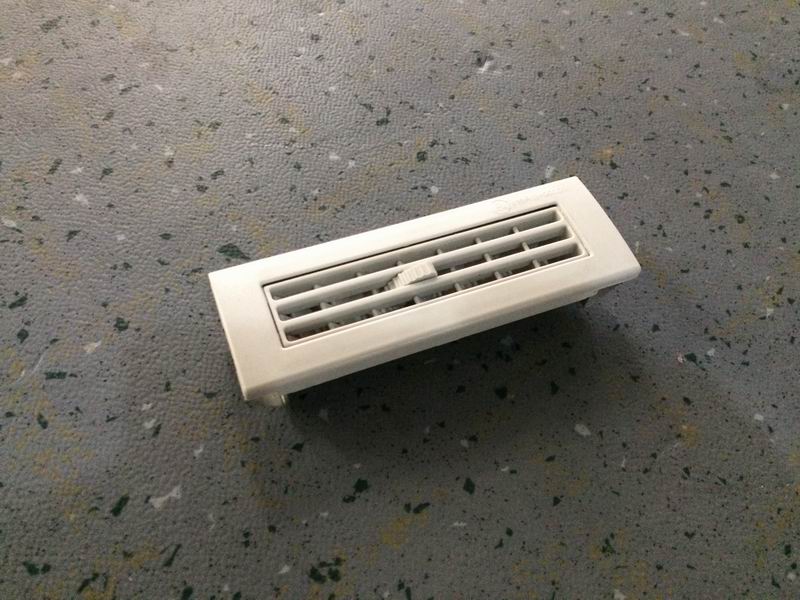 FY120E long strip single-eye air outlet Rhine White PT11-4800-1