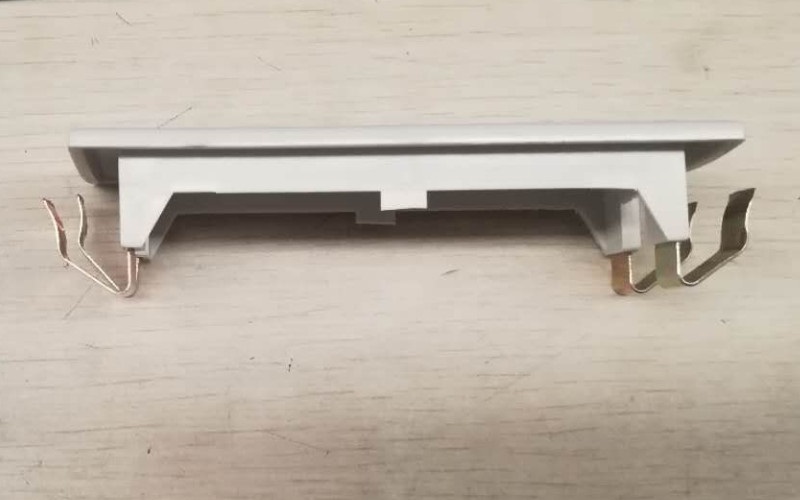 Square normally open air outlet, 120*45, Rhine white