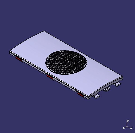 Переходная панель воздуховыпускного отверстия, ABS, декоративная крышка динамика воздуховода