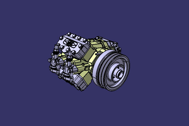 Air conditioning compressor, 4NFCY, 2B, 210