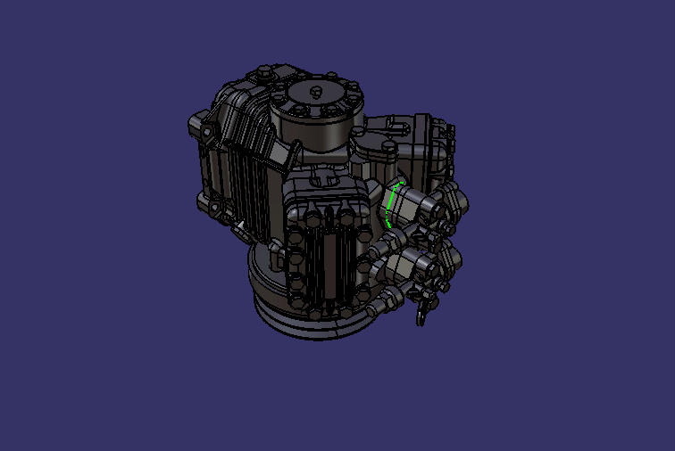 Air conditioning compressor, AK655, 2B, 210