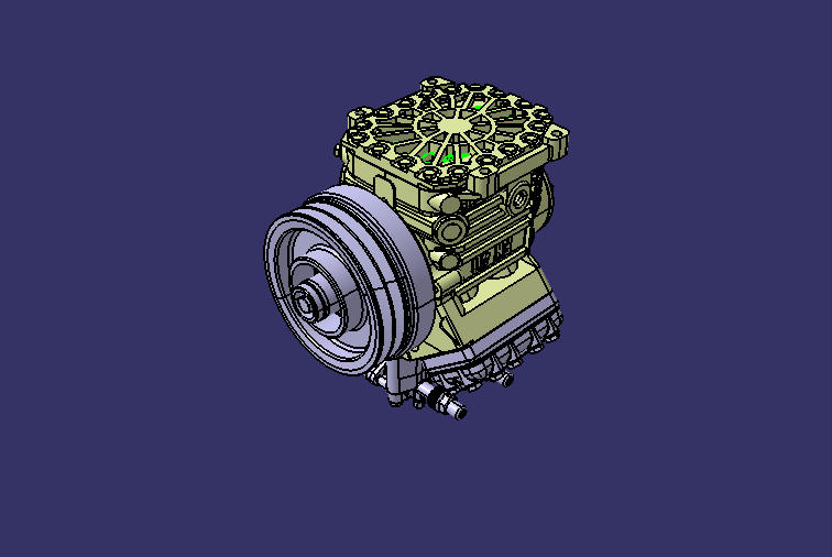 Компрессор кондиционера, ФК 40 / 655 , 2B , 210