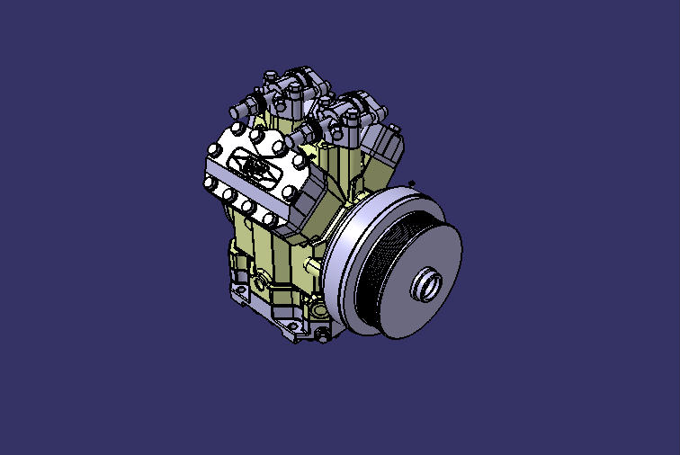 Компрессор кондиционера, 4NFCY , 10PK , 184