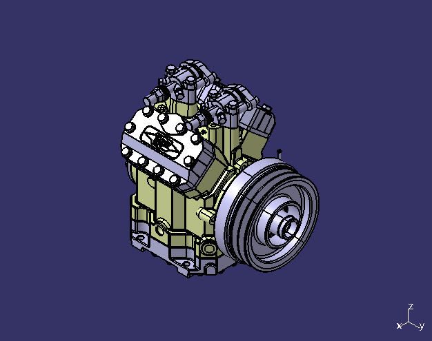 Компрессор кондиционера, 4GFCY , 2B , 210