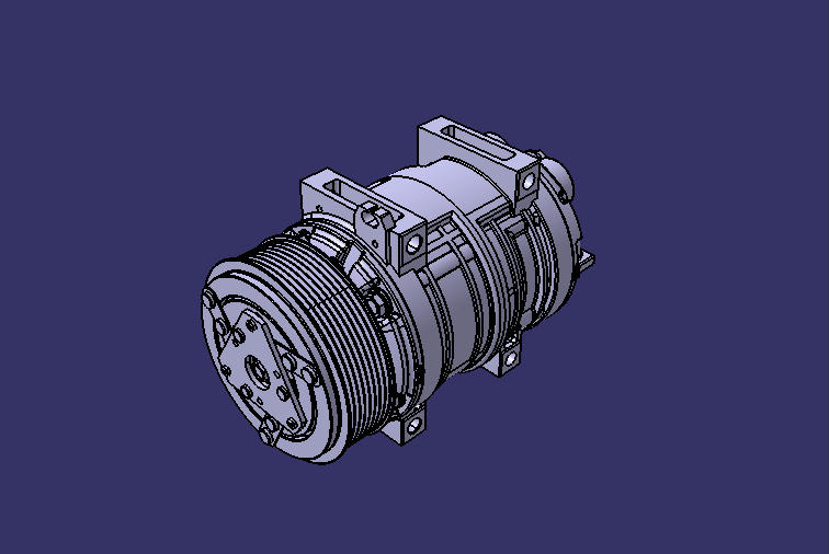 Air conditioning compressor, TM21, 8PK, 119