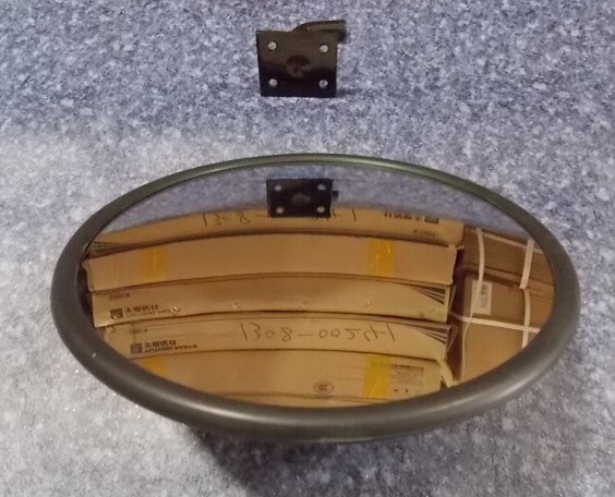 Round convex black endoscope, #288, R1000, upper right-1