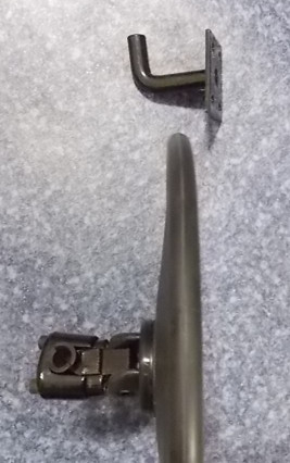 Круглый выпуклый черный эндоскоп, # 288 , Р 1000 , вверху справа