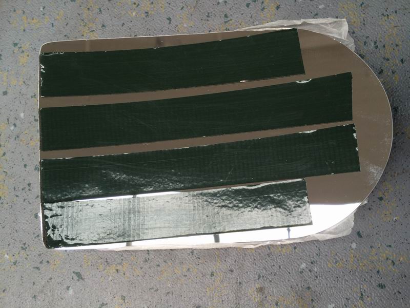 Lower view mirror lens