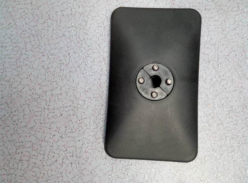 Rectangular mirror assembly; no brackets