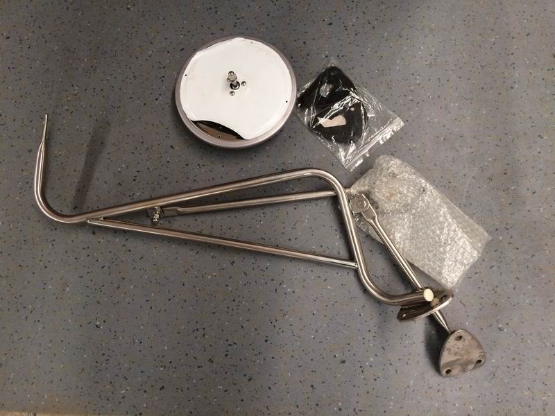 Зеркало заднего вида в сборе-левое