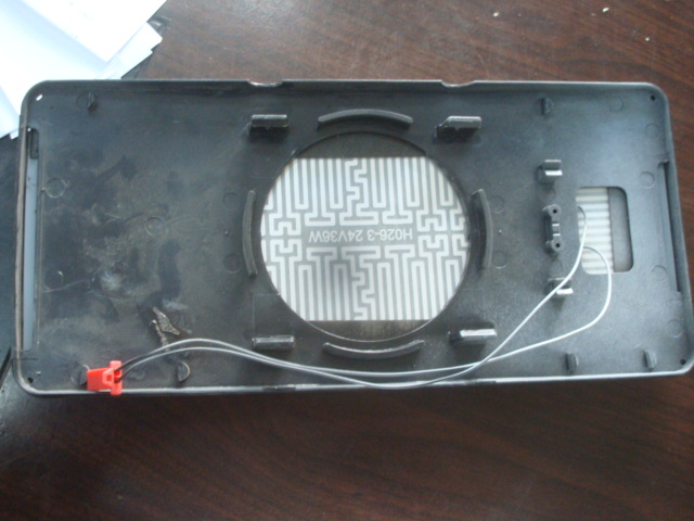 Main mirror defrosting pallet assembly-left