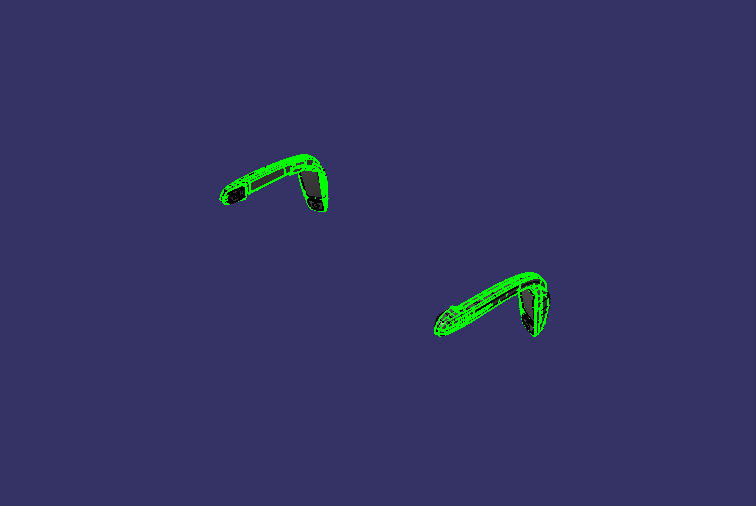 Reverse mirror assembly-left