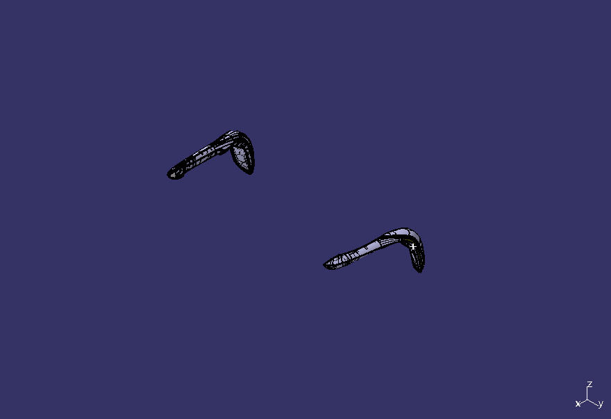 Rabbit ear rearview mirror, electric, left rudder double length, 6129H6Q